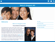 Tablet Screenshot of giorgiannirehab.com